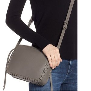 All Saints Gray Kepi Mini Cross Body Gray